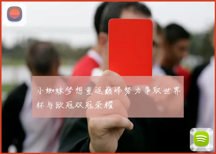 小蜘蛛梦想重返巅峰努力争取世界杯与欧冠双冠荣耀